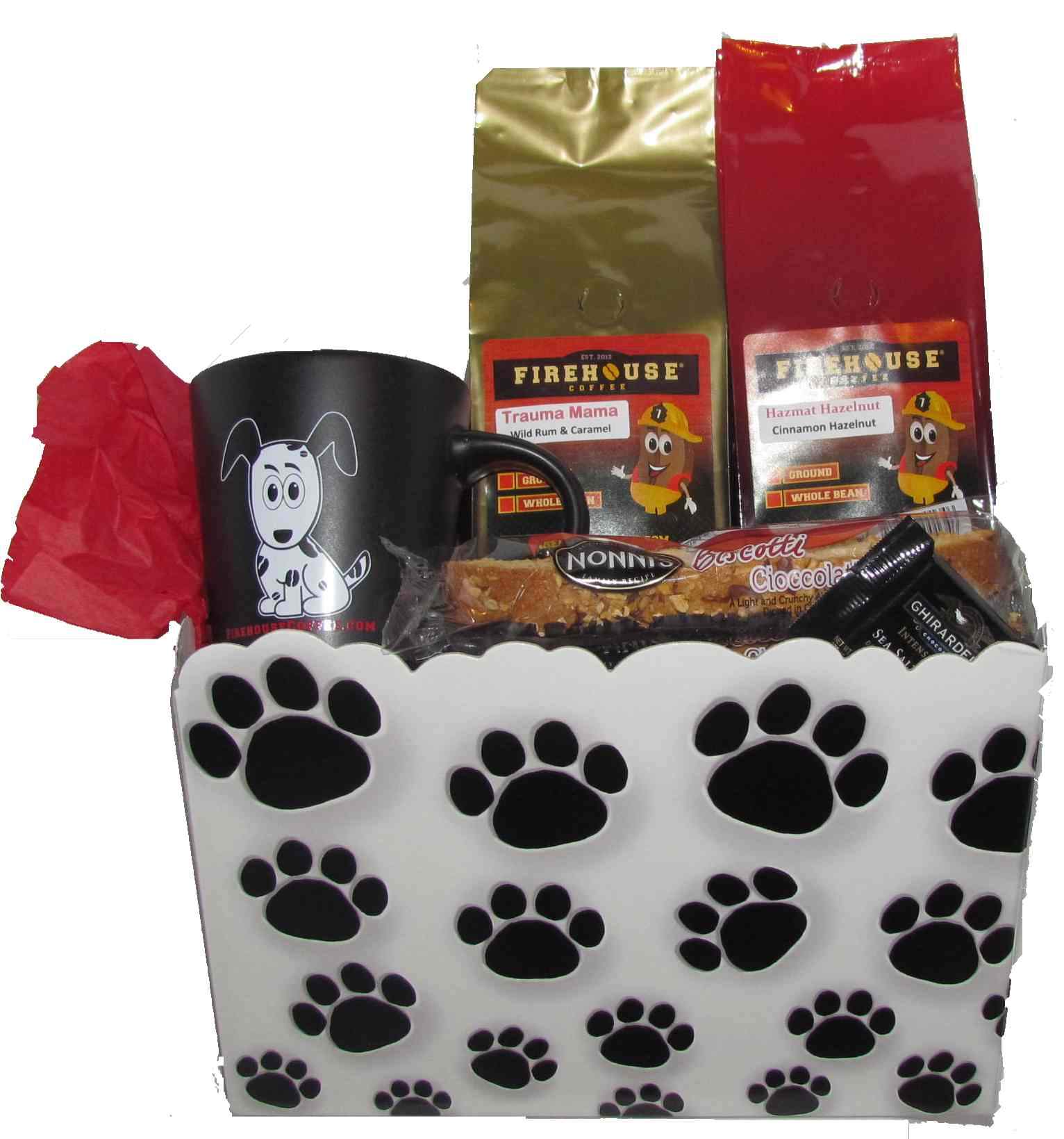 Firehouse Dog - Coffee Gift Basket